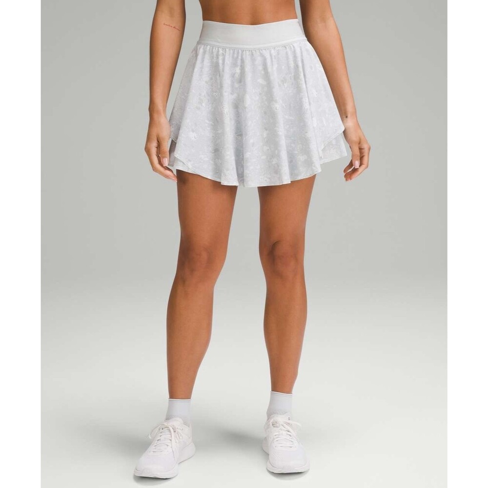 Sz 6 Lululemon Skort Grey and White